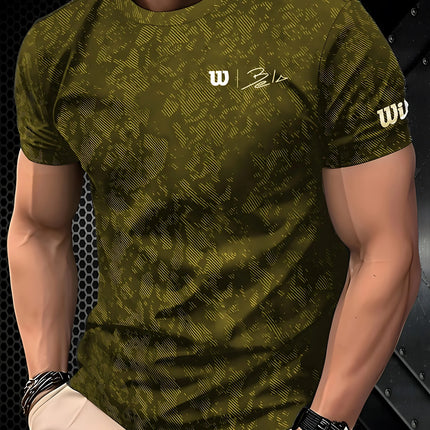T Shirt for Man Men's Black and Golden Casual T-shirt Printed with "King" Crown + Arm Pattern Clothing Light Luxury Personality