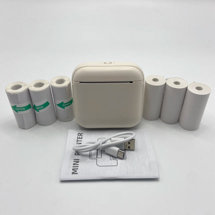 Portable Thermal Printer Instant Printing Compatible with iOS Android for Photos Labels Notes Great Gift