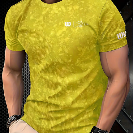 T Shirt for Man Men's Black and Golden Casual T-shirt Printed with "King" Crown + Arm Pattern Clothing Light Luxury Personality