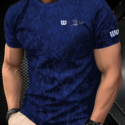 T Shirt for Man Men's Black and Golden Casual T-shirt Printed with "King" Crown + Arm Pattern Clothing Light Luxury Personality