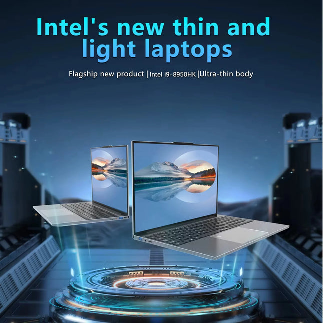 15.6" Windows 11 Laptop Computer Intel i9 10980HK/9900 16GB RAM 1TB SSD Notebook PC 4K HD Backlight Office Study Gaming Laptops
