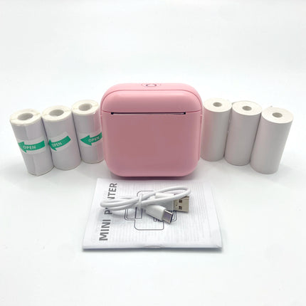 Portable Thermal Printer Instant Printing Compatible with iOS Android for Photos Labels Notes Great Gift