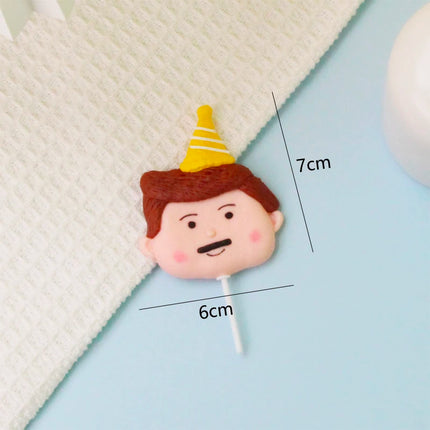 Father's Day Baking Cake Decoration Soft Ceramic Men's Party Dad Decoration Trophy Medal DAD Adult Decoration
