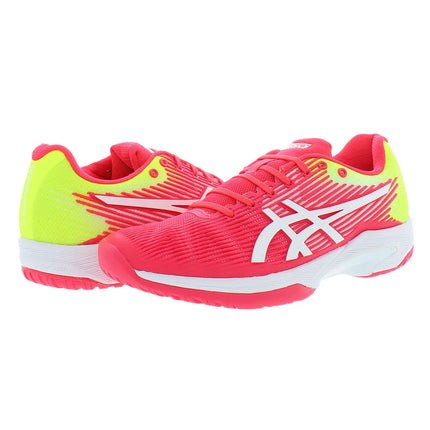 For Solution Speed Ff Womens Shoes Model 1042A002702 Color Pink/Yellow 100% Authentic