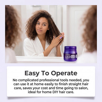 Protein Hair Correcting Cream Long Lasting Smoothing Straightening Treatment Reduces Frizz Heat Protection Easy Application Strengthens Hair Cream
