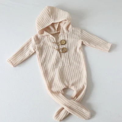Newborn Photography Props Baby Boy Romper Hat Footed Sleeper Pants Christmas Outfit Photo Shoot Studio Accessories Set