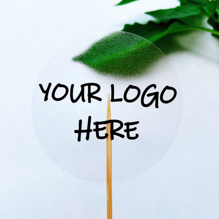 500 PCS Custom Label Sticker Logo Stickers Label Wedding Birthday Baptism Party Design Your Own Sticker Personalized Packaging