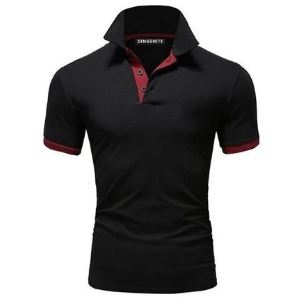 High Quality 2020 New Mens Short Sleeve Polos Shirts Casual-Design Brand Cotton Polos Homme Fashion Summer Sportswear Male Tops