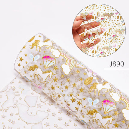 30*120CM PVC Transparent Artificial Printed Leather Digital Printing Faux Leather Waterproof Sofa Garment Gloves Home Textiles