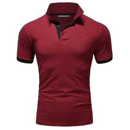 High Quality 2020 New Mens Short Sleeve Polos Shirts Casual-Design Brand Cotton Polos Homme Fashion Summer Sportswear Male Tops