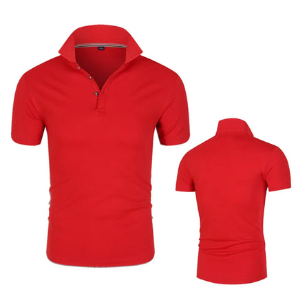 High Quality 2020 New Mens Short Sleeve Polos Shirts Casual-Design Brand Cotton Polos Homme Fashion Summer Sportswear Male Tops