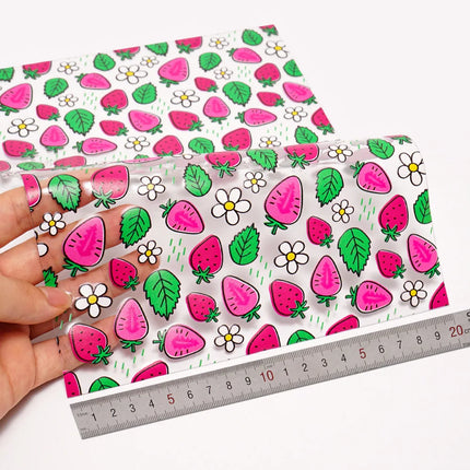 30*120CM PVC Transparent Artificial Printed Leather Digital Printing Faux Leather Waterproof Sofa Garment Gloves Home Textiles