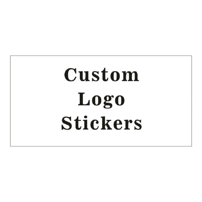 100pcs Customized Rectangular Logo Stickers Waterproof Labels Transparent Design Your Own Stickers Personalized Bottle Stickers