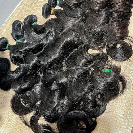 US Ship Cambodian Natural Wavy Raw Hair Double Wefts Raw Burmese Curly Hair Bundles for Black Women Indian Curly Raw Human Hair