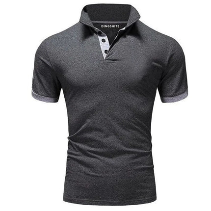 High Quality 2020 New Mens Short Sleeve Polos Shirts Casual-Design Brand Cotton Polos Homme Fashion Summer Sportswear Male Tops