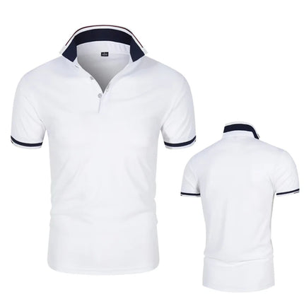High Quality 2020 New Mens Short Sleeve Polos Shirts Casual-Design Brand Cotton Polos Homme Fashion Summer Sportswear Male Tops