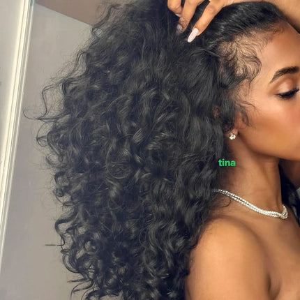 US Ship Cambodian Natural Wavy Raw Hair Double Wefts Raw Burmese Curly Hair Bundles for Black Women Indian Curly Raw Human Hair