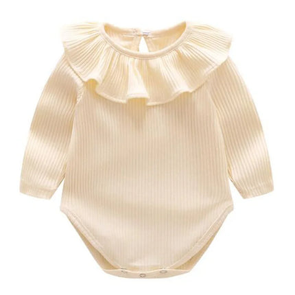 2025 New 0-24M Spring Toddler Baby Boy Girl Knitted Romper Infant Baby Boys Girls Solid Knitted Jumpsuit Baby Crawling Clothes