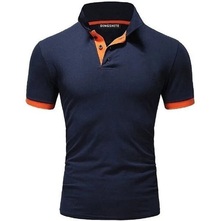 High Quality 2020 New Mens Short Sleeve Polos Shirts Casual-Design Brand Cotton Polos Homme Fashion Summer Sportswear Male Tops