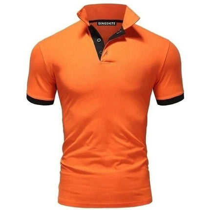 High Quality 2020 New Mens Short Sleeve Polos Shirts Casual-Design Brand Cotton Polos Homme Fashion Summer Sportswear Male Tops