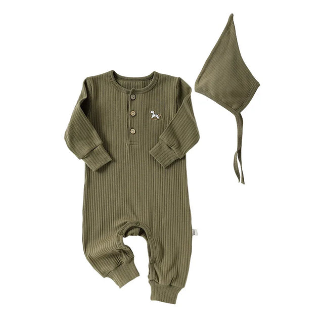 0-24M Newborn Kid Baby Romper Boy Girl Spring Clothes Long Sleeve Jumpsuit Casual Daily New Born Romper Outfit