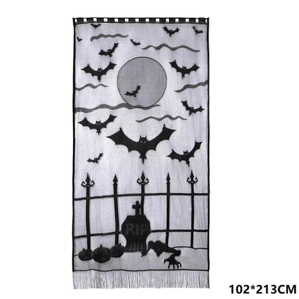 Halloween Decorations Kit Halloween Spiderweb Tablecloth Runner Fireplace Scarf Lace Spiderweb Tablecloth Halloween Party Decor