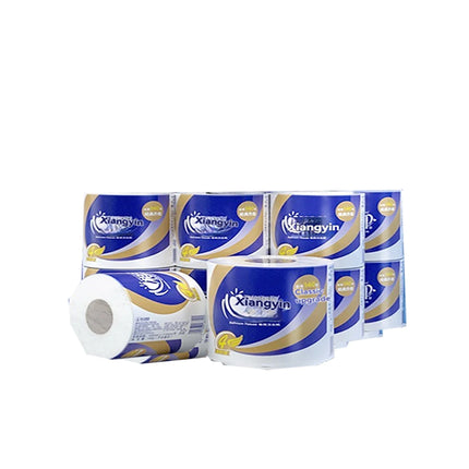 10PCS roll household paper towel in the name of roll paper, four layers of thick core roll toilet paper, toilet paper