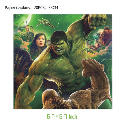 The Avengers Hulk Latex Balloon Superhero Foil Ballons Green Anger Cake Topper Happy Birthday Banner Party Decor Kids Gift Toys
