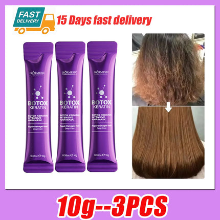 Magical 5 Second Keratin Hair Mask Repair Damage Frizzy Soft Smooth Shiny Hair Deep Moisturize Hair Treat Repair Hair Care Mask