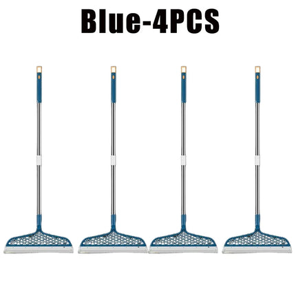 Magic Silicone Broom Lengthen Floor Cleaning Squeegee Pet Hair Dust Brooms Bathroom Floor Wiper Household Cleaning Tools