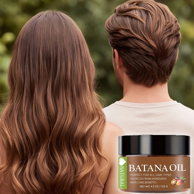 1/2/3/4/5/6PCS TLM BATANA OIL, PLANT HAIR CREAM, DRY AND WET HAIR CARE BALM, HAIR SMOOTHING GLOSS TREATMENT, CARE OIL FOR CURLY AND STRAIGHT HAIR, UNISEX HAIR CARE PRODUCT, 120G PORTABLE CAN.
