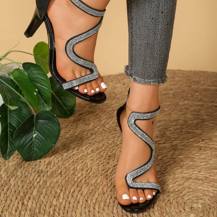 hollow outOpen Toe Women  Sandals Sexy Thin High Heels Shoes 2026 Summer comfort
