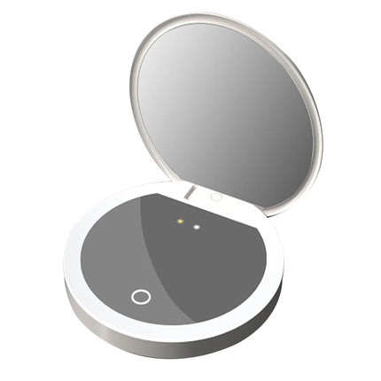TJMIR UV Smart Sunscreen Mirror Portable LED Makeup Mirror with UV Detection & Sunscreen Testing