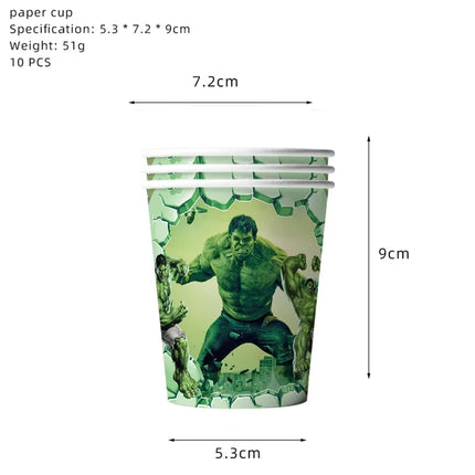 The Avengers Hulk Latex Balloon Superhero Foil Ballons Green Anger Cake Topper Happy Birthday Banner Party Decor Kids Gift Toys