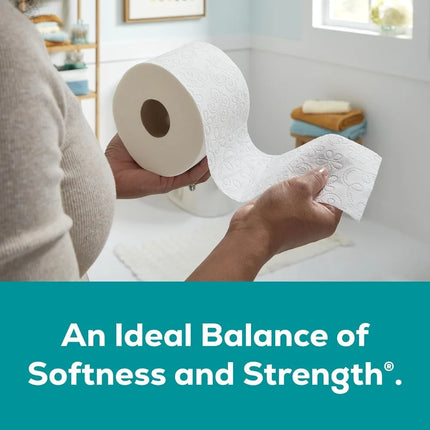 New Upgrade Facial Tissue Toilet Paper 18 Mega Rolls Equivalent to 72 Regular Rolls Soft Strong Bathroom Tissue