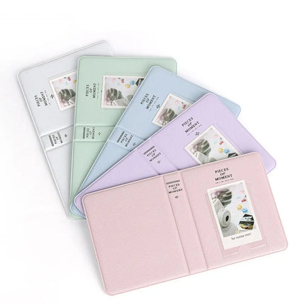 1PC 64 Pockets Photo Album Inch Pictures Storage Case Stamps Tickets Cards Organizer For Fujifilm Instax Mini 12/11/9