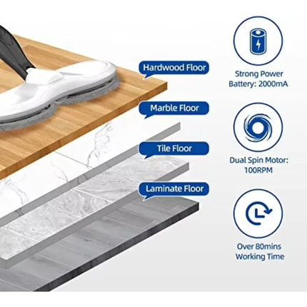 Hot Sale Online Shopping Floor Cleaner Vacuum Mop Steam Broom Easy Life Wireless Electric Mop
