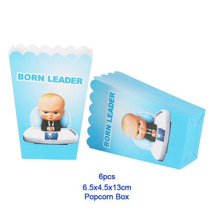 Cartoon Baby Boss Boys Girls Theme Birthday Party Decoration Disposable Tableware Background Balloon Baby Shower Children Gift