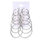 Silver 6 pairs