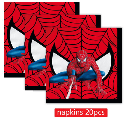Spidey And His Amazing Friends Birthday Party Decoration Plates Tablecloth Cup Banner For Kids Birthday Balloon Party Favor Gift