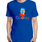 blue Cotton T-shirt / M
