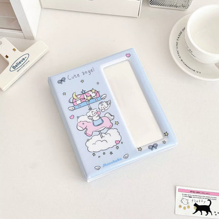 Cartoon Photo Booth Album For 40 Pcs 2x6 Inch Photo Strips Bookmark 20 Pcs 4x6 4R Photo Holder 40 Pages
