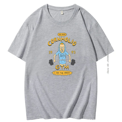 Beavis And Butthead Tshirts Novelty Funny Cartoon Graphic Tshirts Casual Clothing Summer Male Oversized Short Sleeve T-Shirts