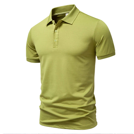 2026 NEW Quick-drying Short-sleeved POLO Shirt For Outdoor Sports and Fitness Breathable and Cool Mesh Lapel Top