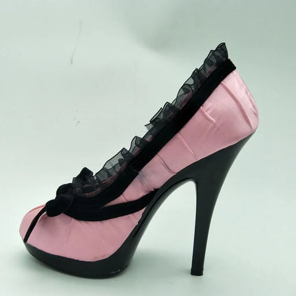 New 13CM/5inches PU Upper Fashion Sexy Exotic High Heel Platform Party Women Pumps Pole Dance Shoes D127