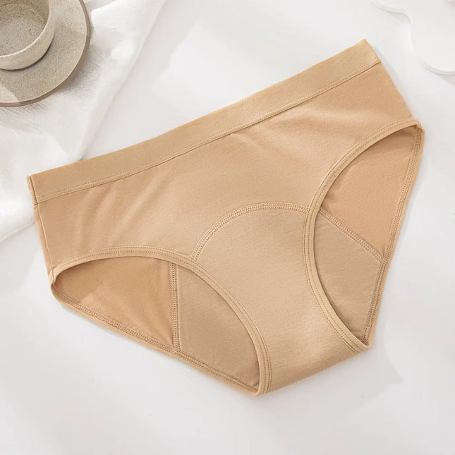 1/4PCS Women Period Panties Heavy Flow Leakproof Underwear Black Postpartum Menstrual Physiological Panty Teens Briefs S-3XL