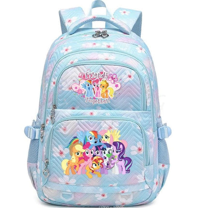 My Little Pony Colorful School Bags Junior/senior High school Oxford cloth backpacks Boys and Girls double-shoulder school bags