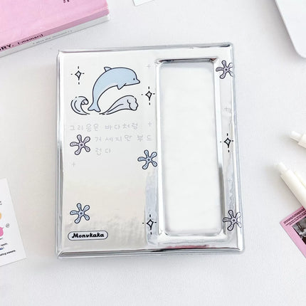 Cartoon Photo Booth Album For 40 Pcs 2x6 Inch Photo Strips Bookmark 20 Pcs 4x6 4R Photo Holder 40 Pages