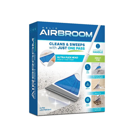 Air Broom, All Surface Lightweight Silicone Broom, Squeegee, Pet Hair Remover, Indoor Cleaning