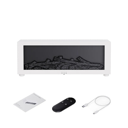 Air Aroma Humidifier Essential Oils Humidifier Flame Fragrance Diffuser Home Aromatherapy Diffuser With LED Light Remote Control